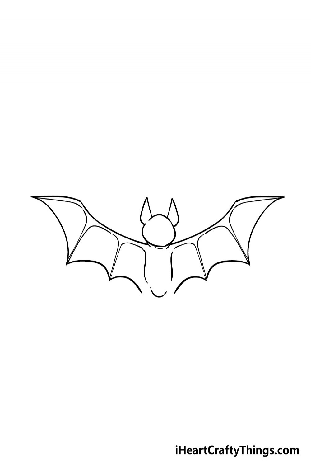 Bat Drawing - How To Draw A Bat Step By Step!