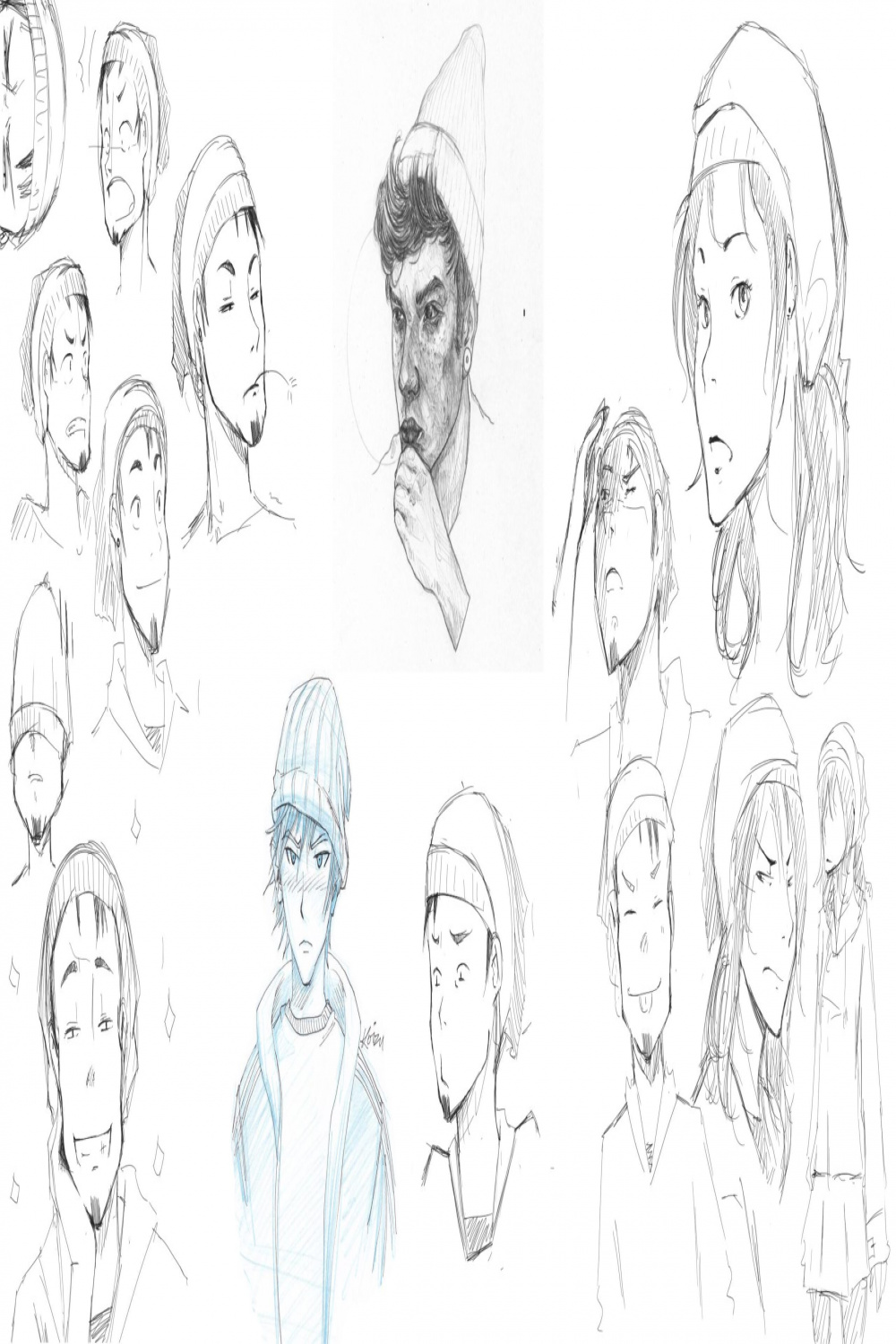 Beanie Drawing Reference and Sketches for Artists