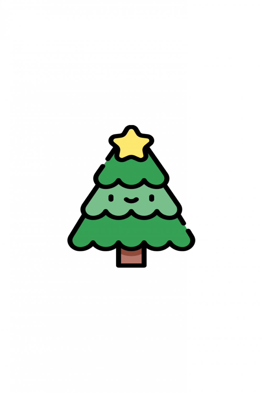 Christmas Tree  Instagram highlight icons, Tree doodle, Christmas