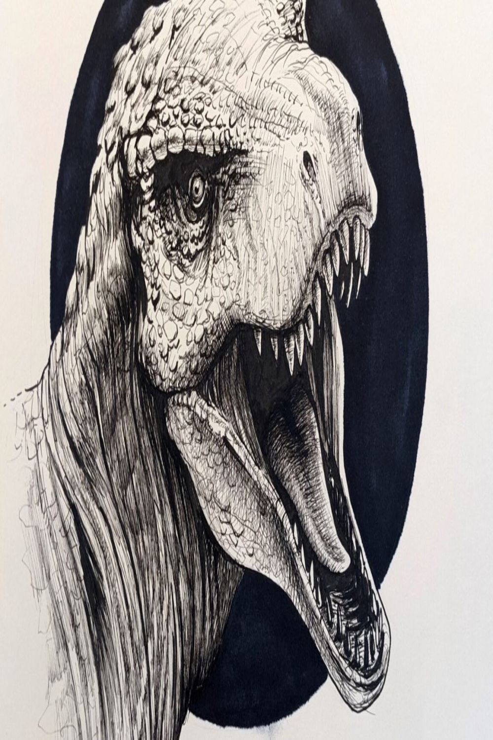 Creating a T-Rex with Copic Multiliner SP Pens » Mega Pencil