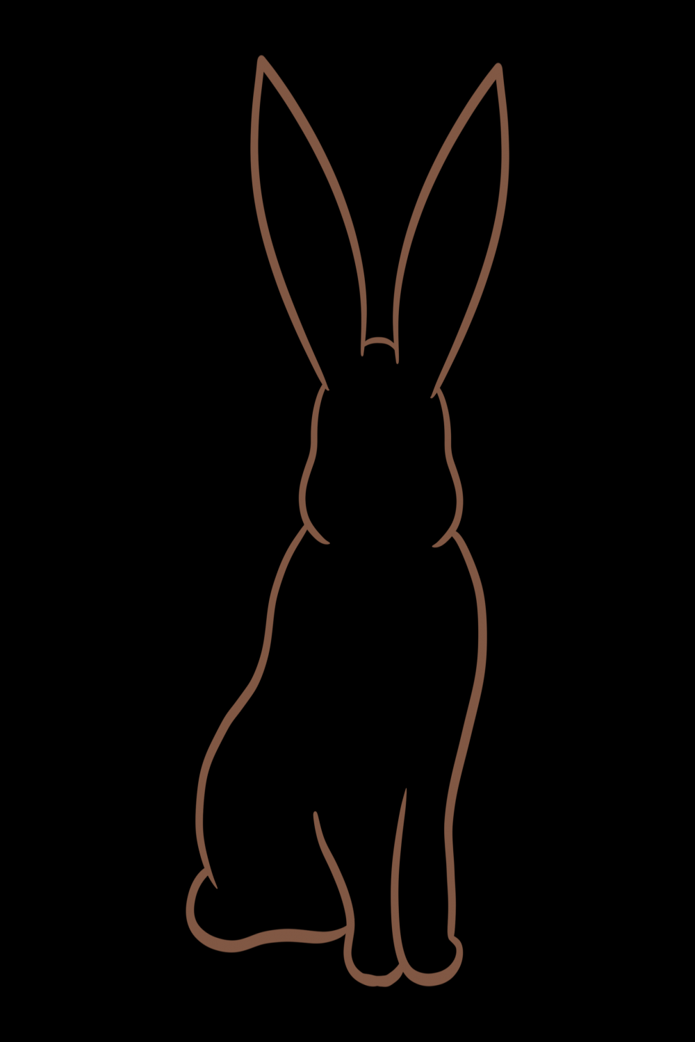 Cute Rabbit Drawing  PNG