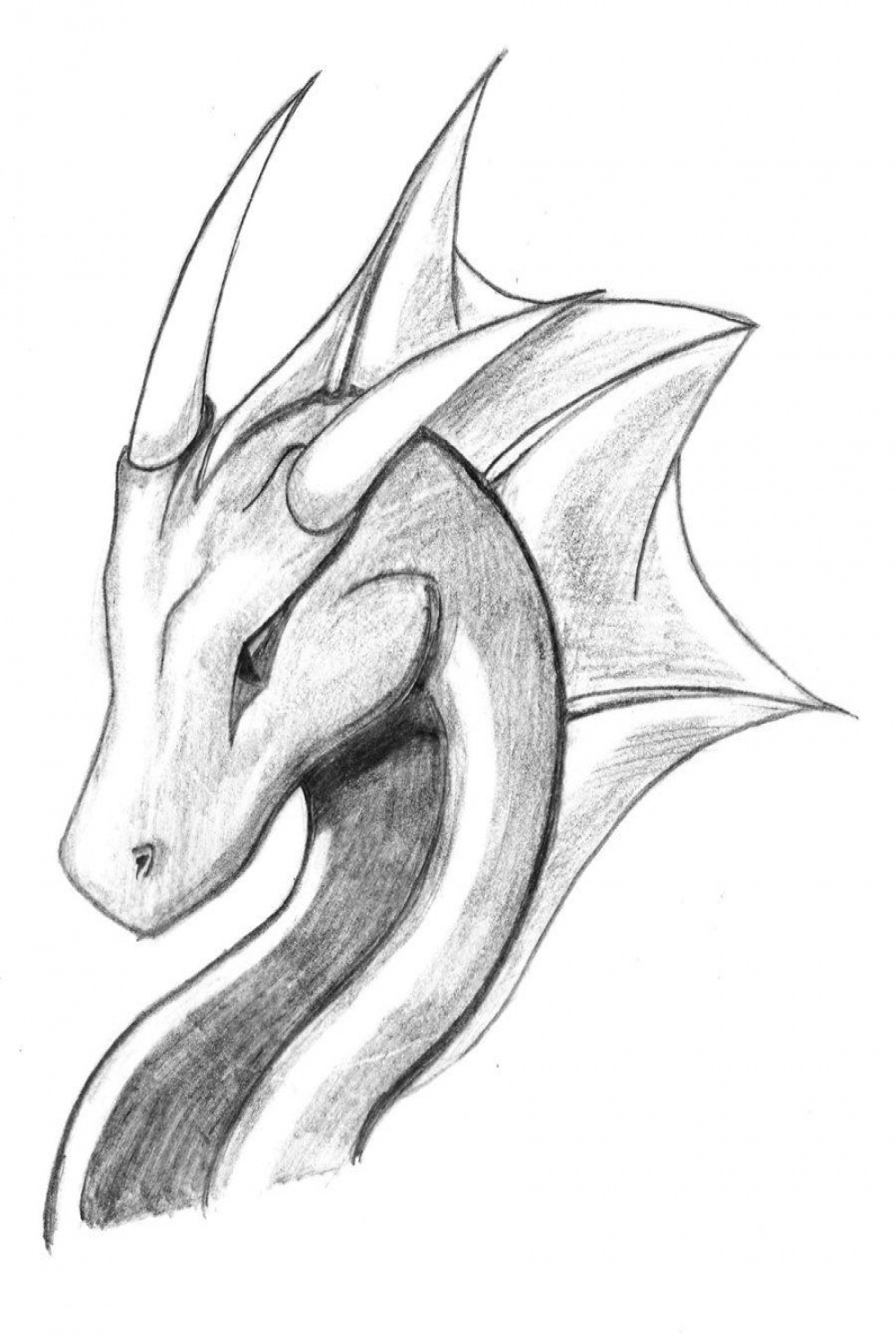 Dragon Sketch  by ryu-takeshi on deviantART  Dragon drawings in