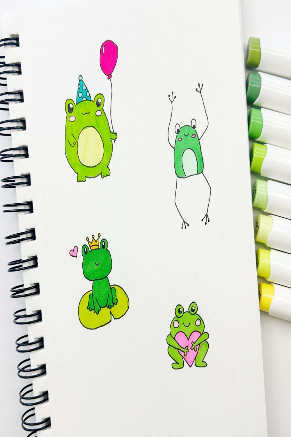 Easy Frog Drawing Ideas