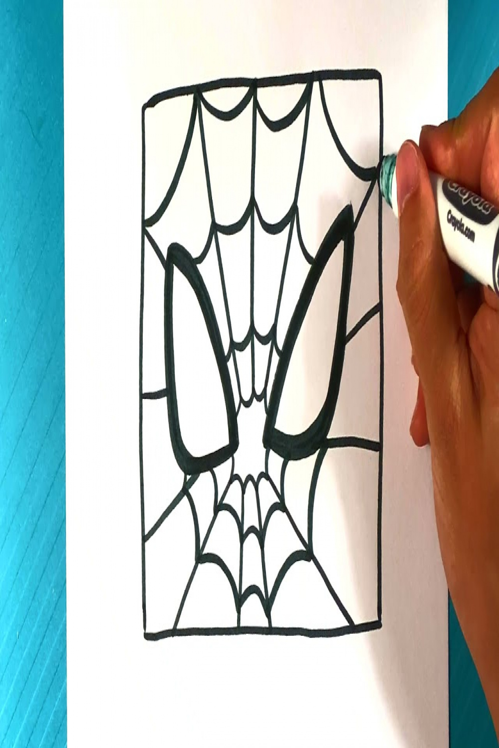 EASY How to Draw SPIDER-MAN SQUARE - YouTube