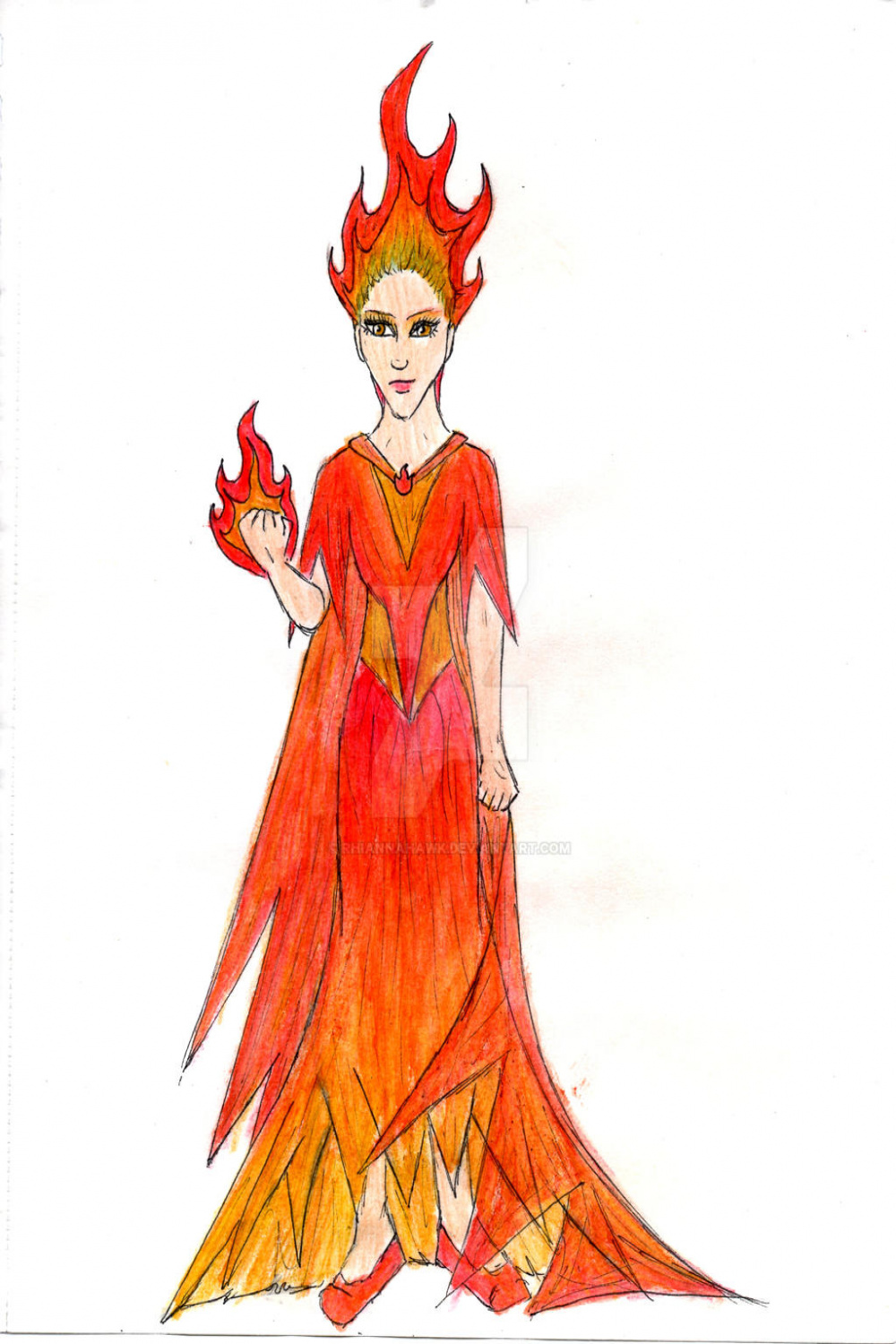 Fire Queen by RhiannaHawk on DeviantArt