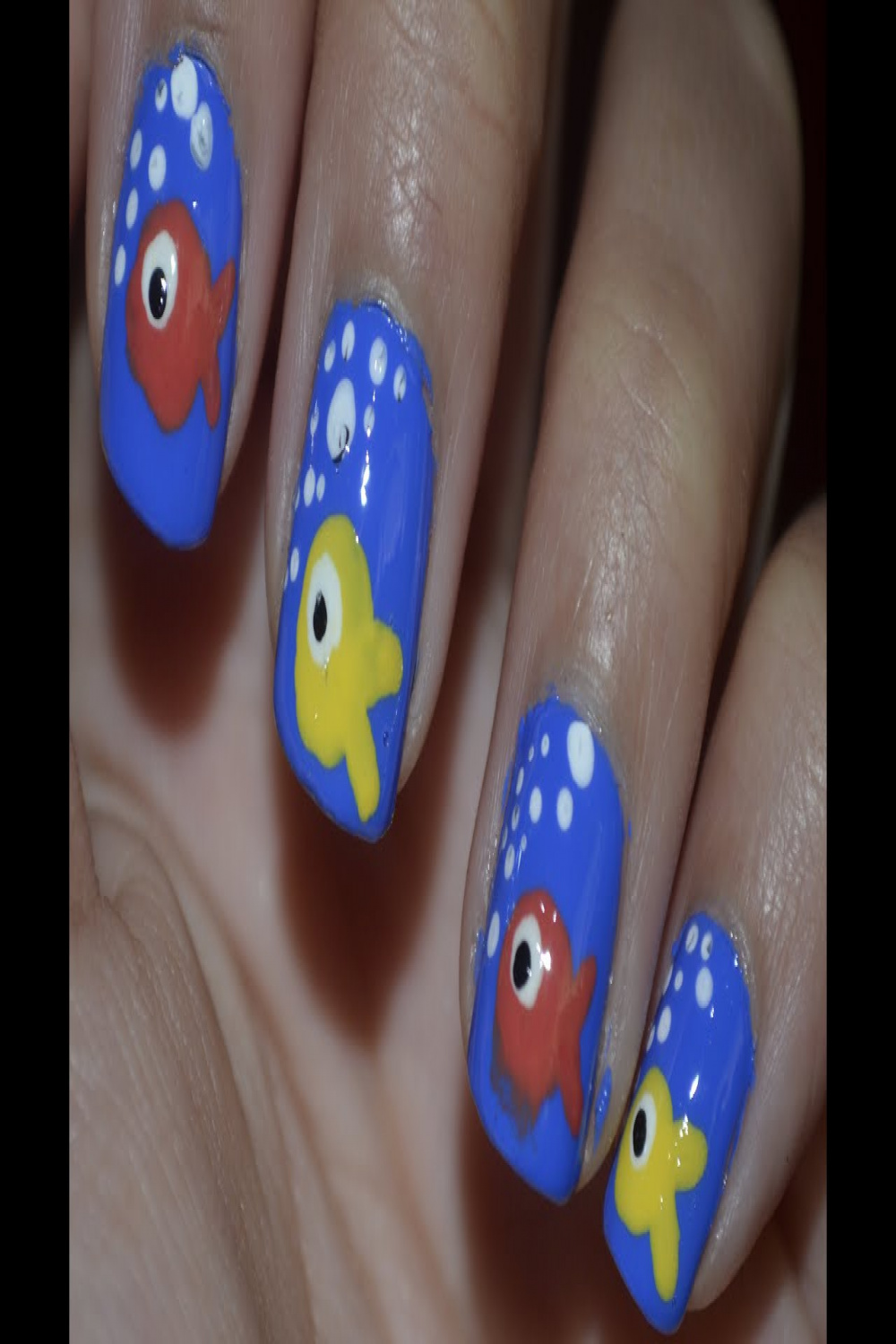 Fish Nail Art With a Toothpick