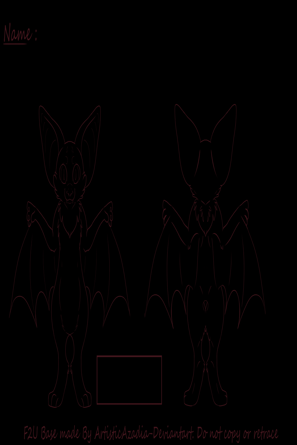 Free to Use Bat Furry Base by ArtisticAzadia on DeviantArt