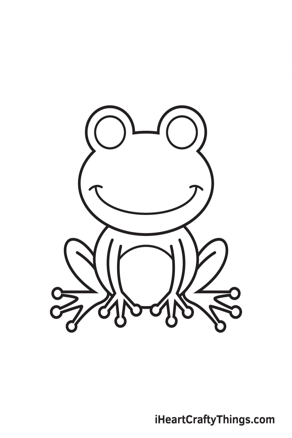 Frog Drawing - How To Draw A Frog Step By Step