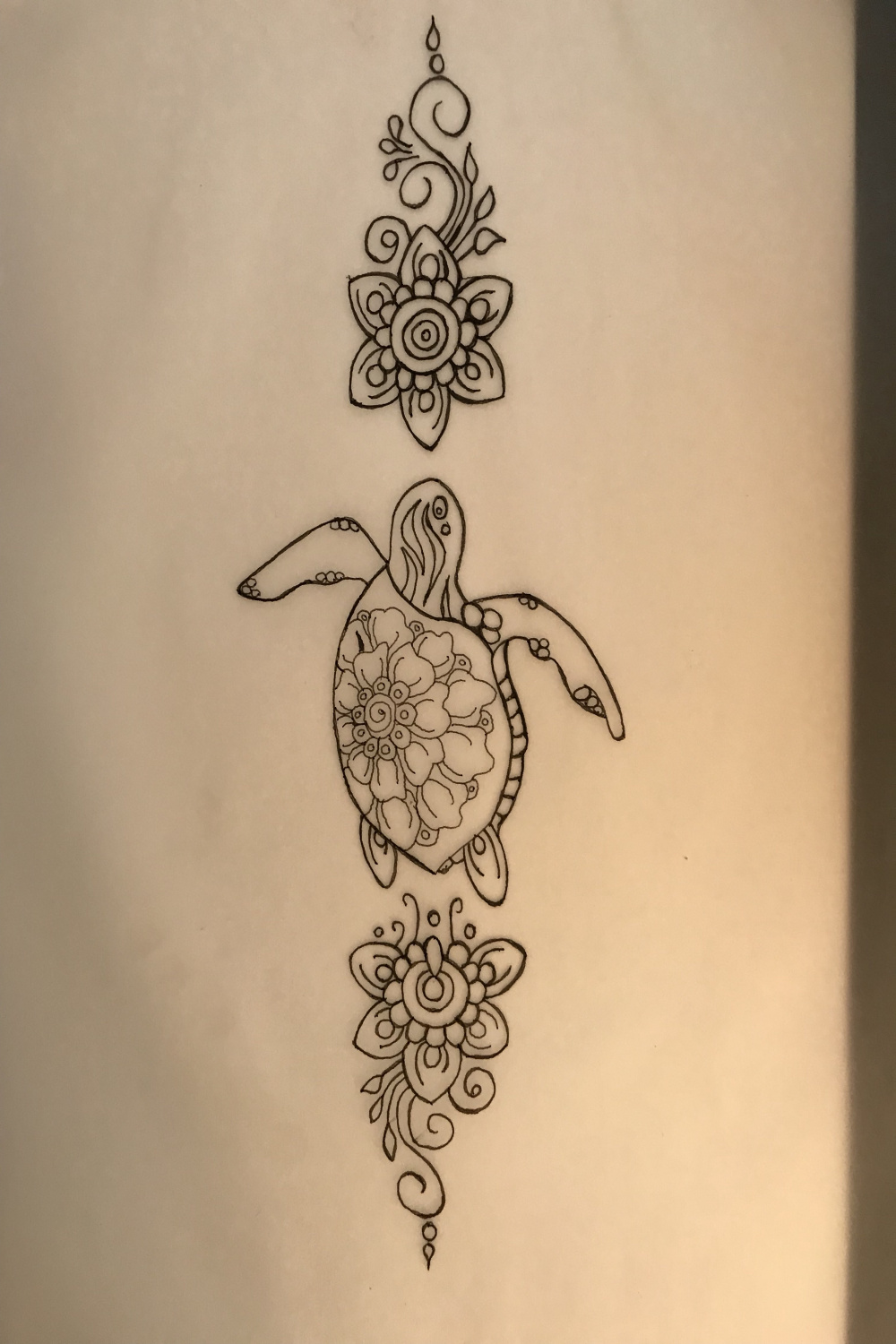 Henna Turtle Stencil – Salty