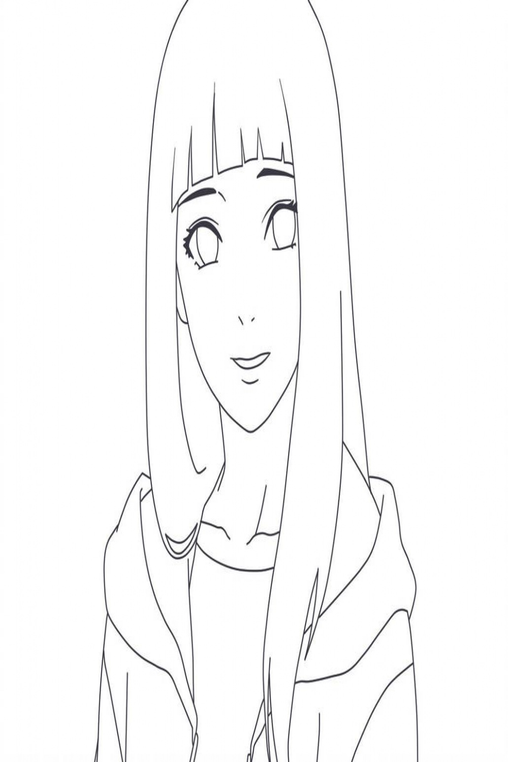 Hinata Hyuga Konoha Hiden Lineart by AiKawaiiChan on DeviantArt