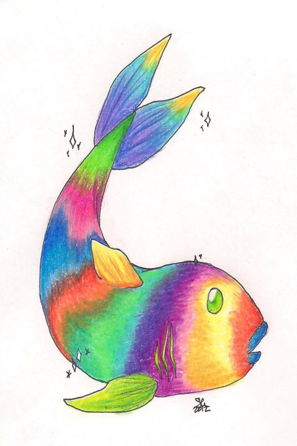 Hippie Fish! by BlazingLycoris on DeviantArt