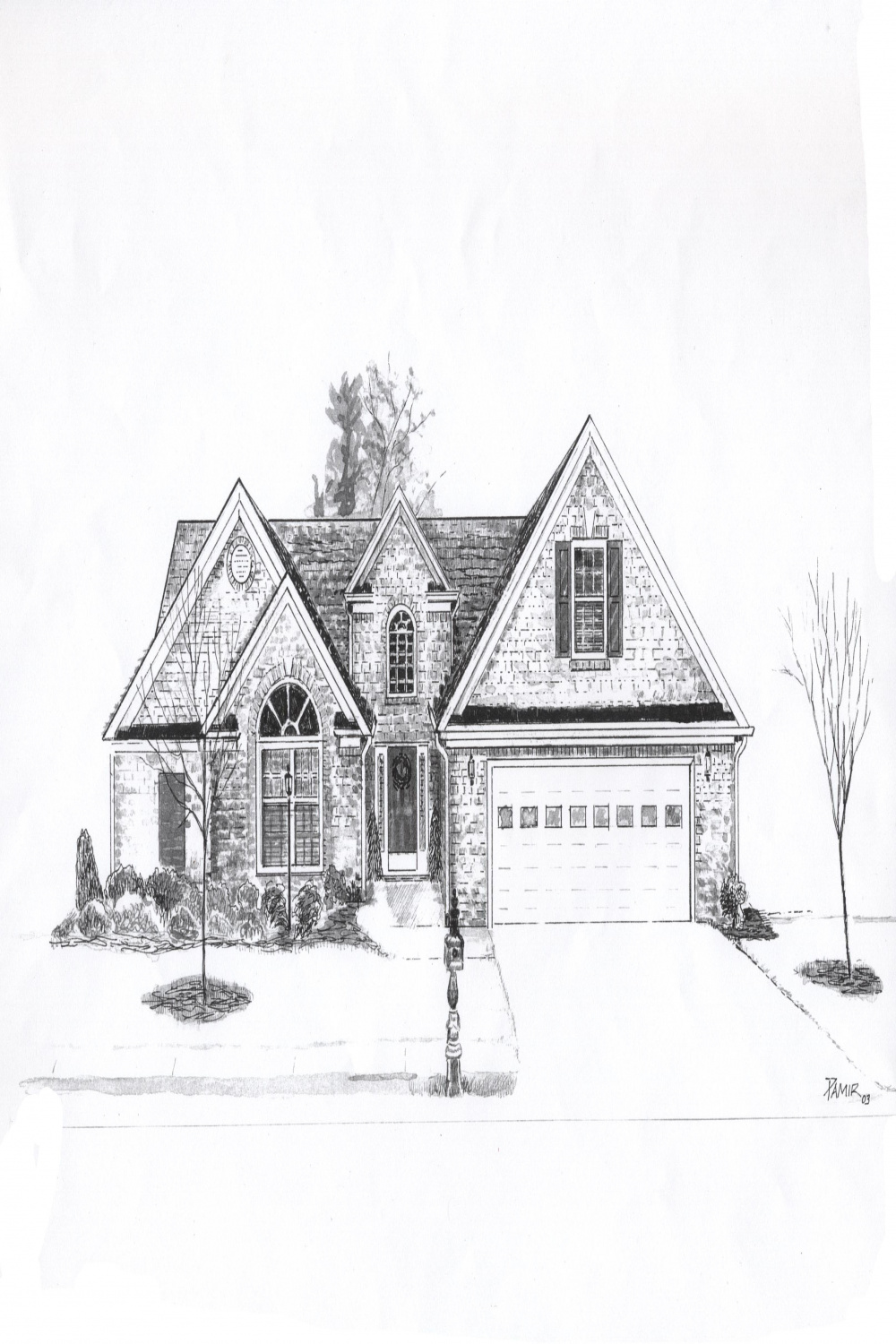 house drawing  House drawing, Dream house drawing, House design