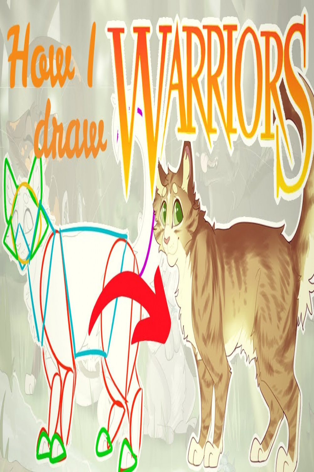 How I draw Warrior Cats (or just cats in general)