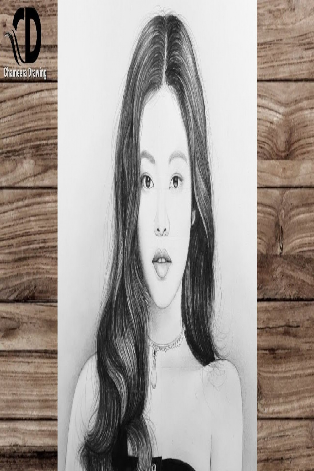 How to draw a cute girl " Jennie blackpink"// step by step pencil drawing//  beautiful girl drawing//