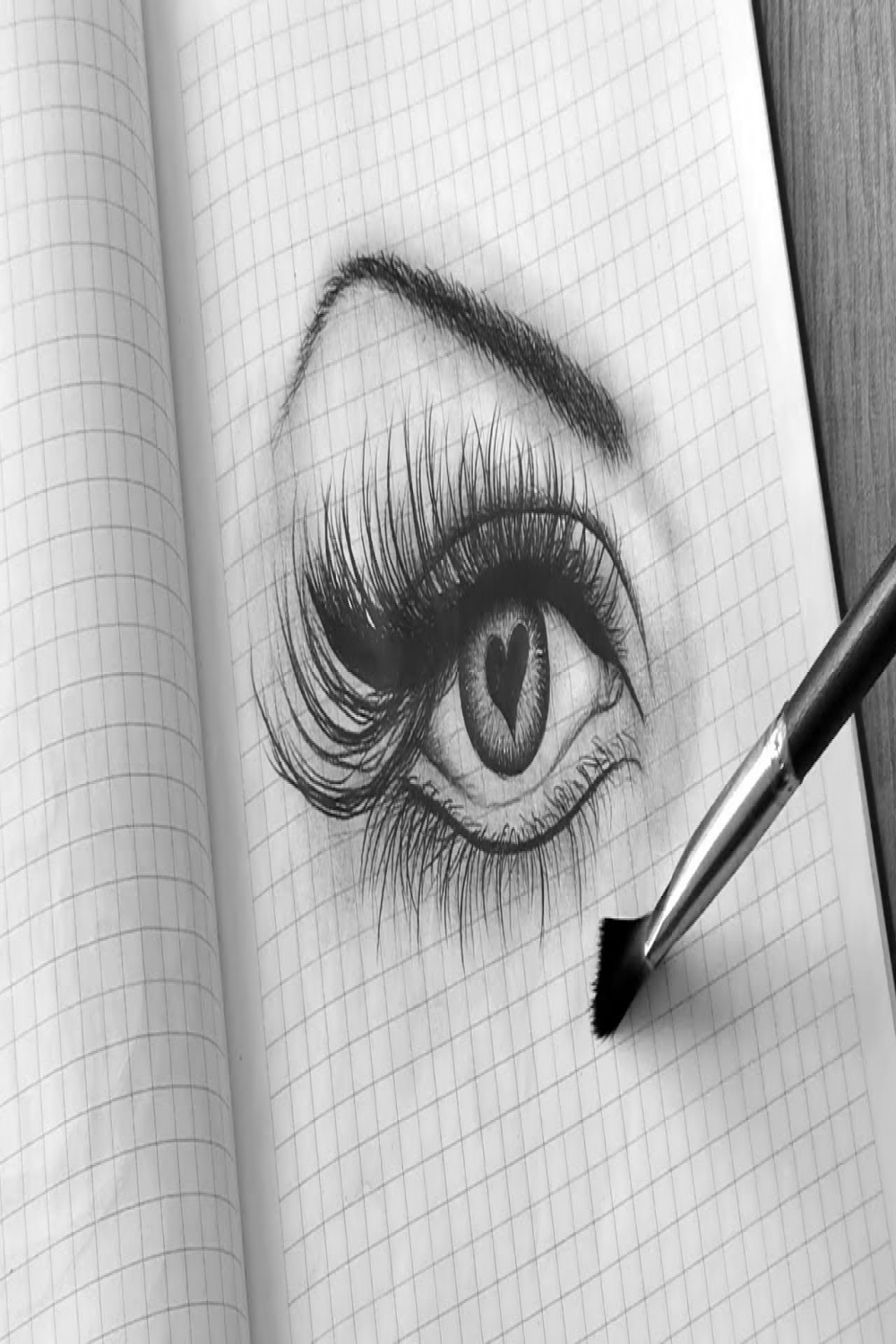 How To Draw An Eye With A Heart Realsitic Eye