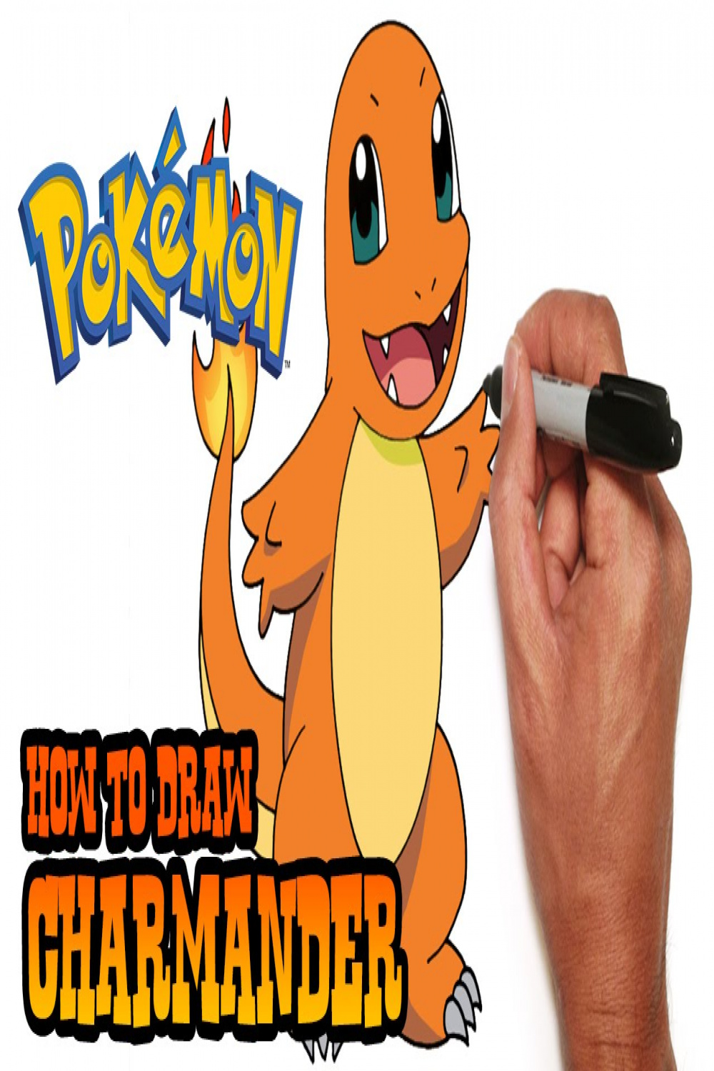 How to Draw Charmander  Pokemon