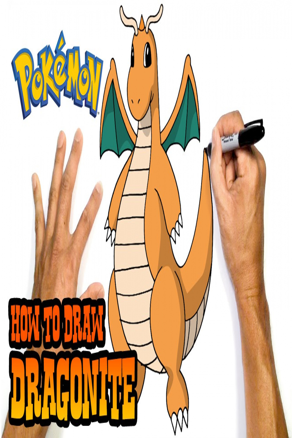 How to Draw Dragonite  Pokemon