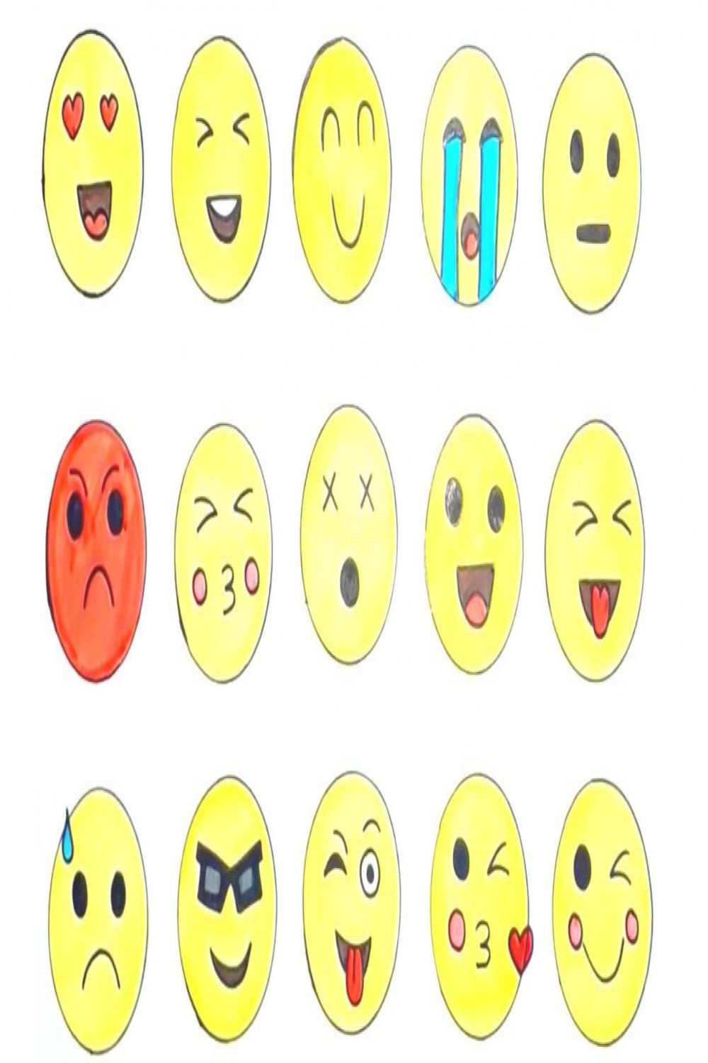 How to Draw Emojis Step by Step   Different Emojis  Drawing and  Coloring #easy #drawing #emojis  Emoji drawings, Easy drawings for kids,  Drawing for kids