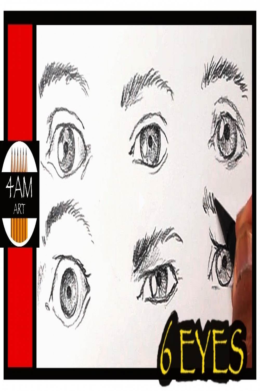 How to Draw  EYES, STEP BY STEP