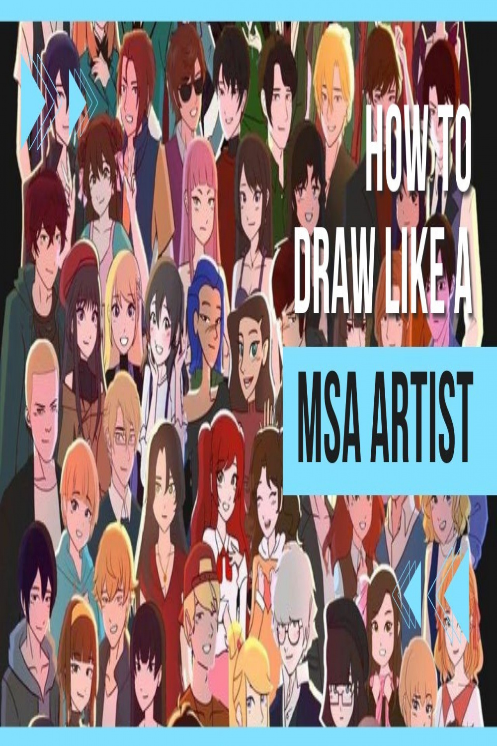 How To Draw in My Story Animated Artstyle - MSA Fans