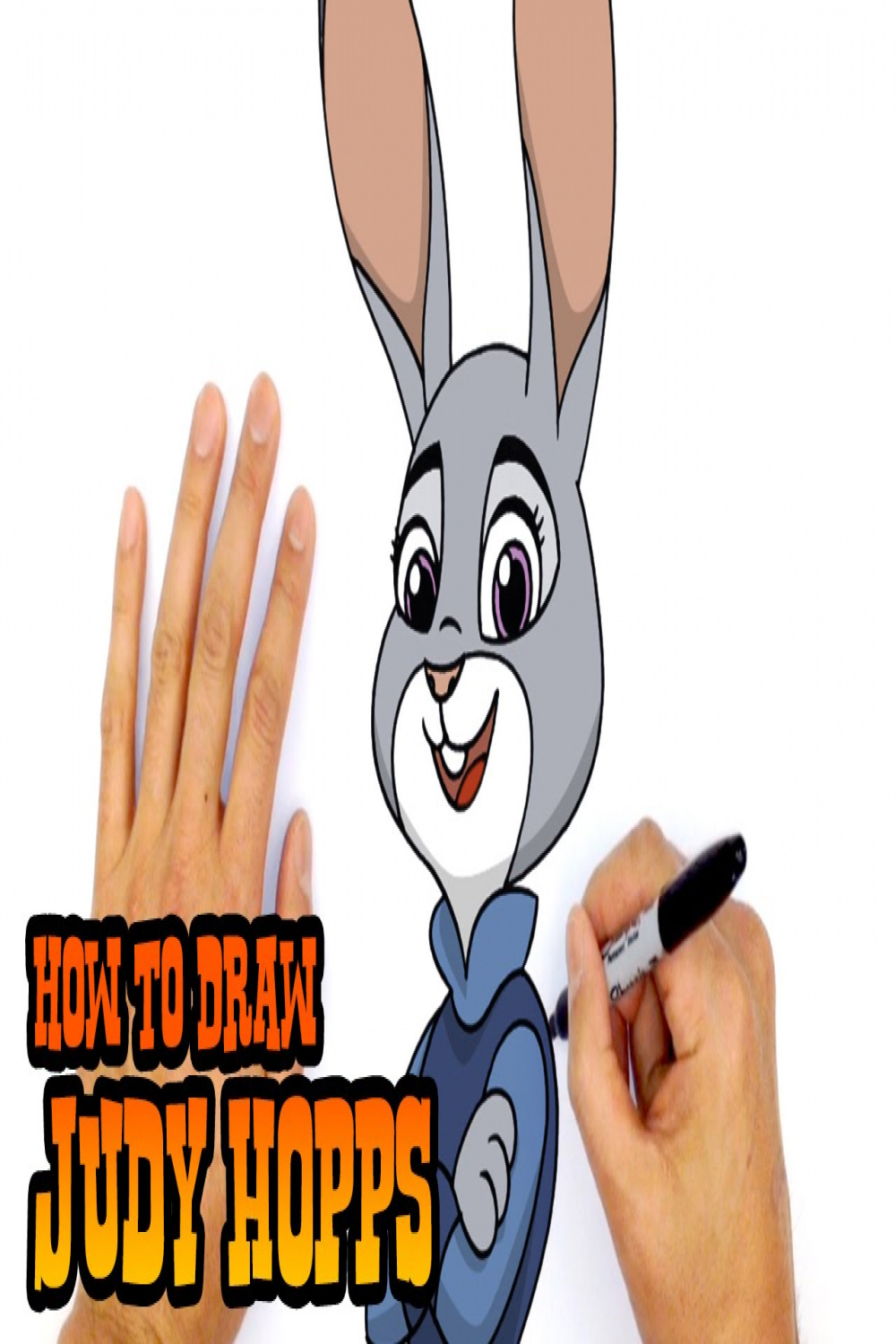 How to Draw Judy Hopps  Zootopia