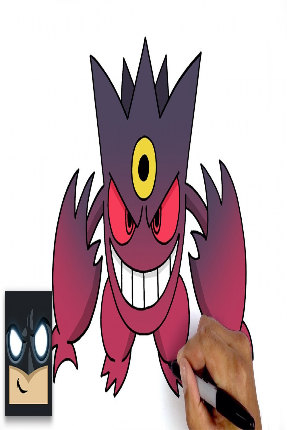 How To Draw Mega Gengar  Pokemon