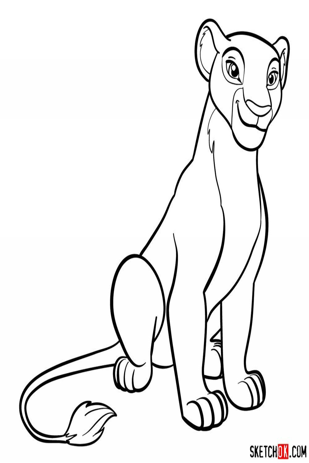 How to draw Nala  Lion king drawings, Lion king art, Drawings