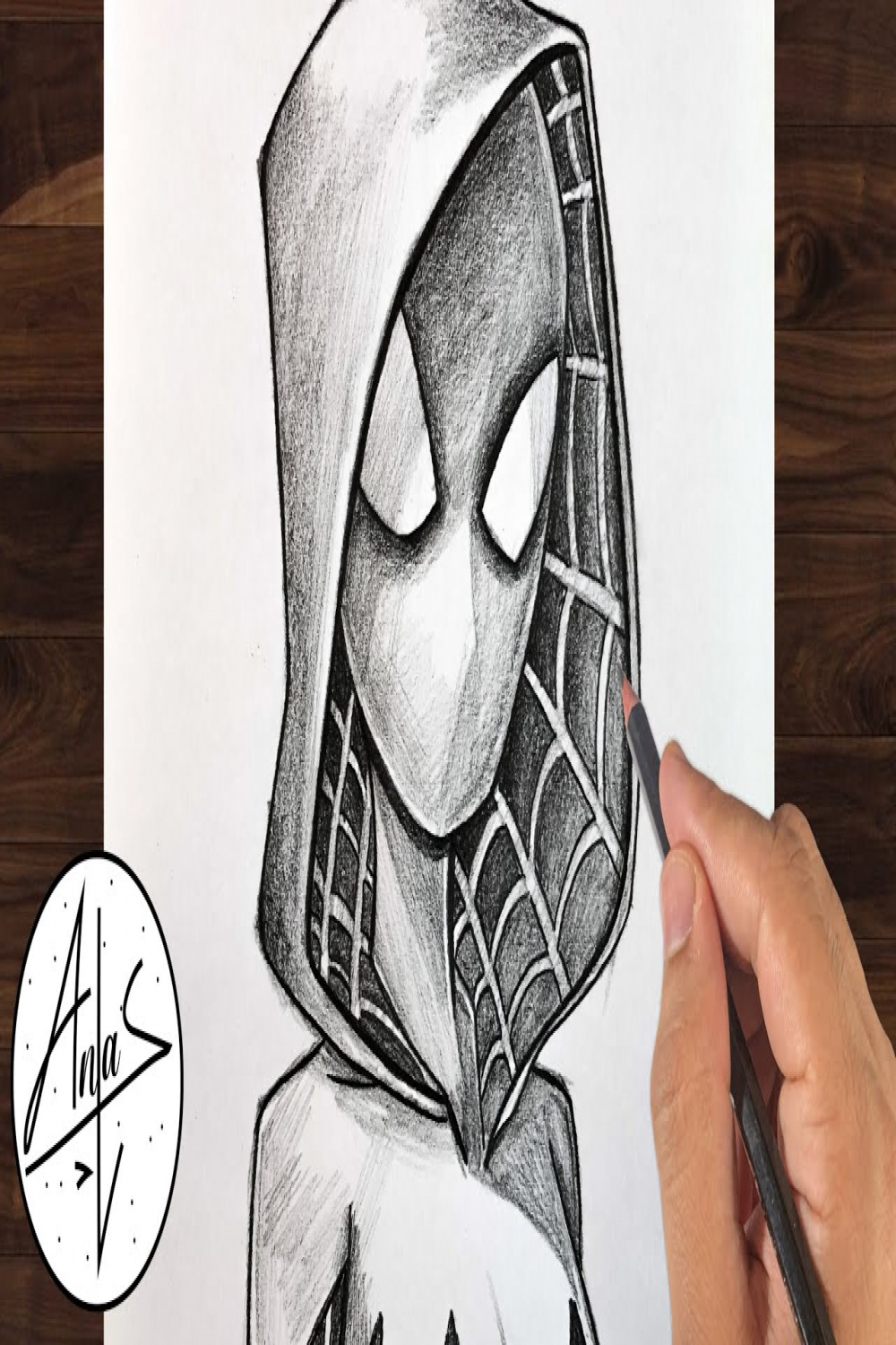 How To Draw Spider Gwen  Spider Man Sketch Drawing (Step by Step)