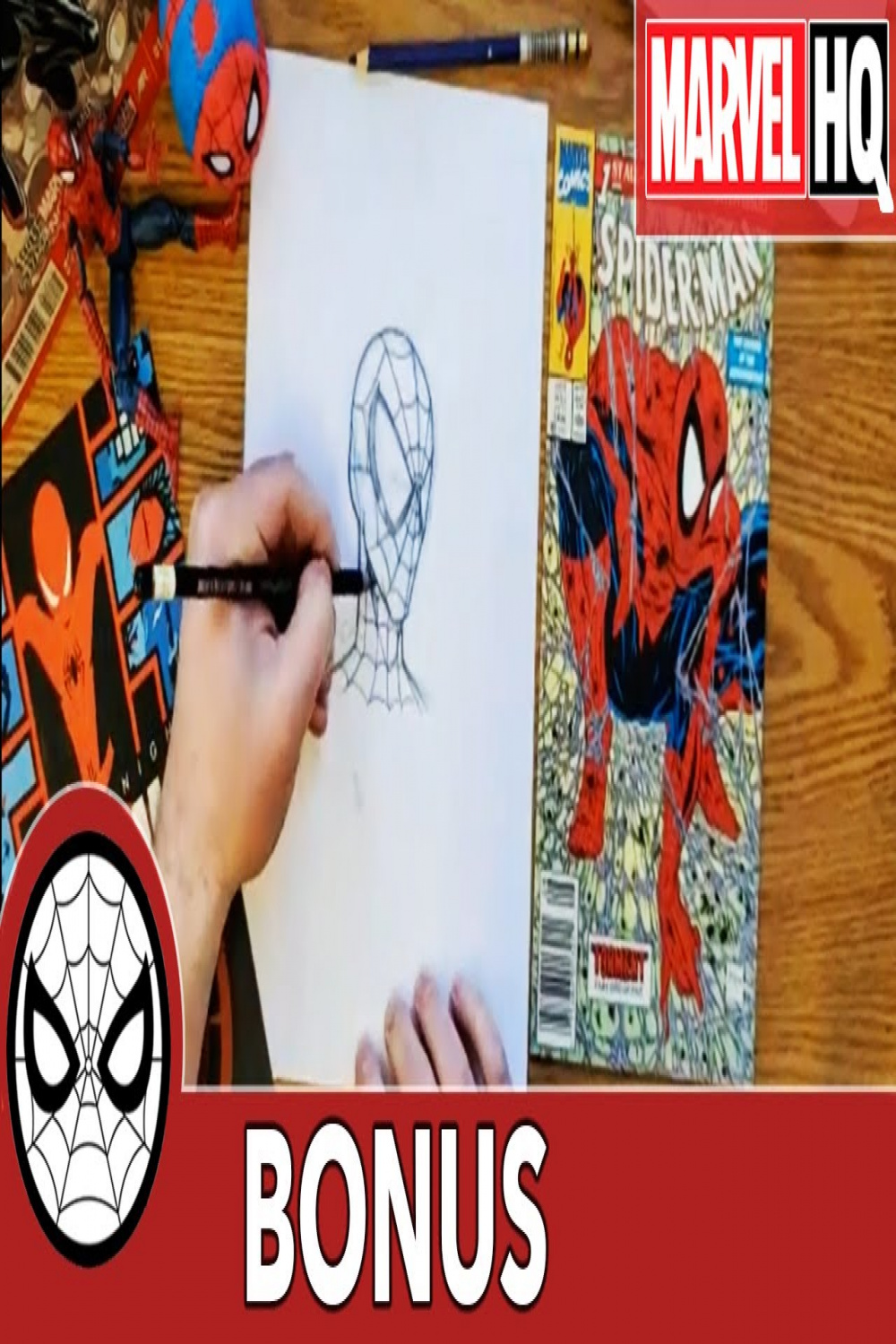 How to Draw Spider-Man!  Marvel HQ