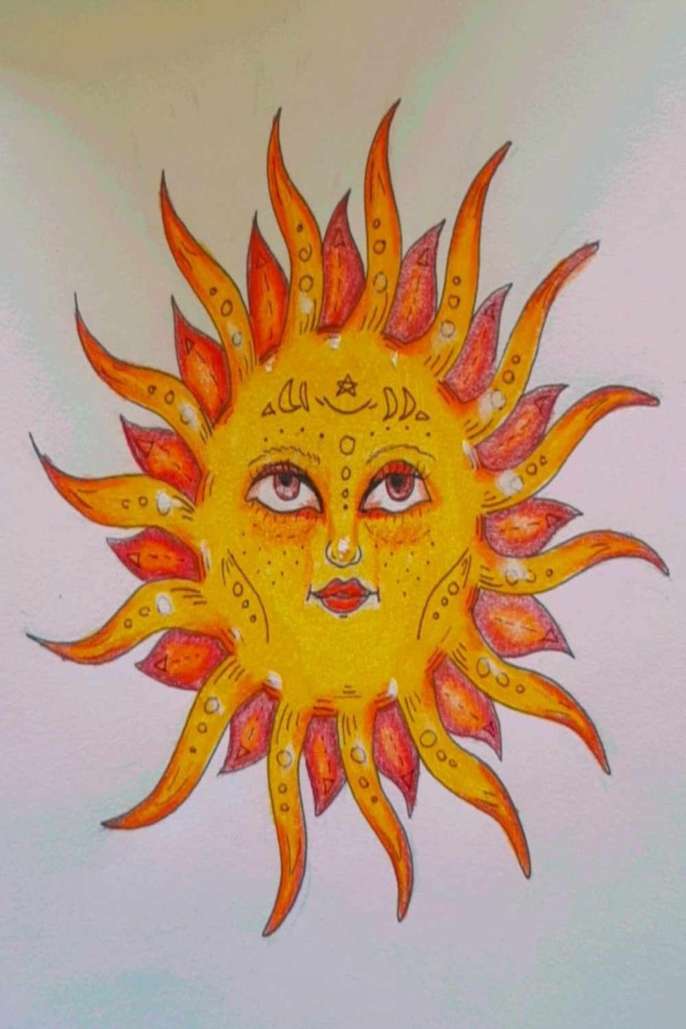 Indie inspired sun  Sun art, Vibes art, Small canvas art