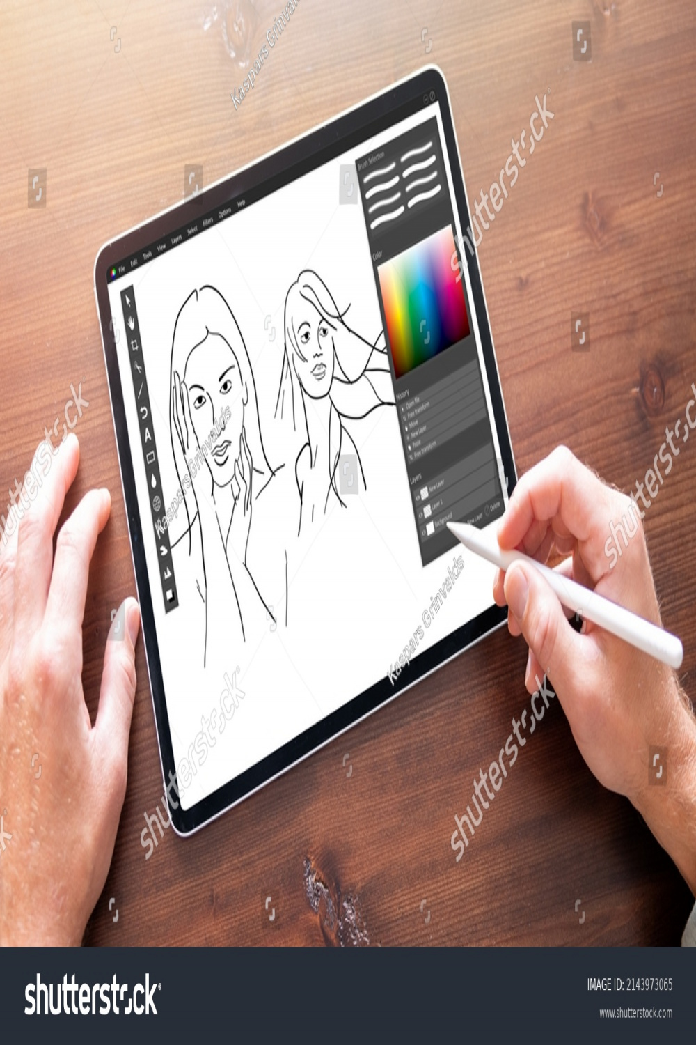 Ipad Drawing Photos and Images & Pictures  Shutterstock