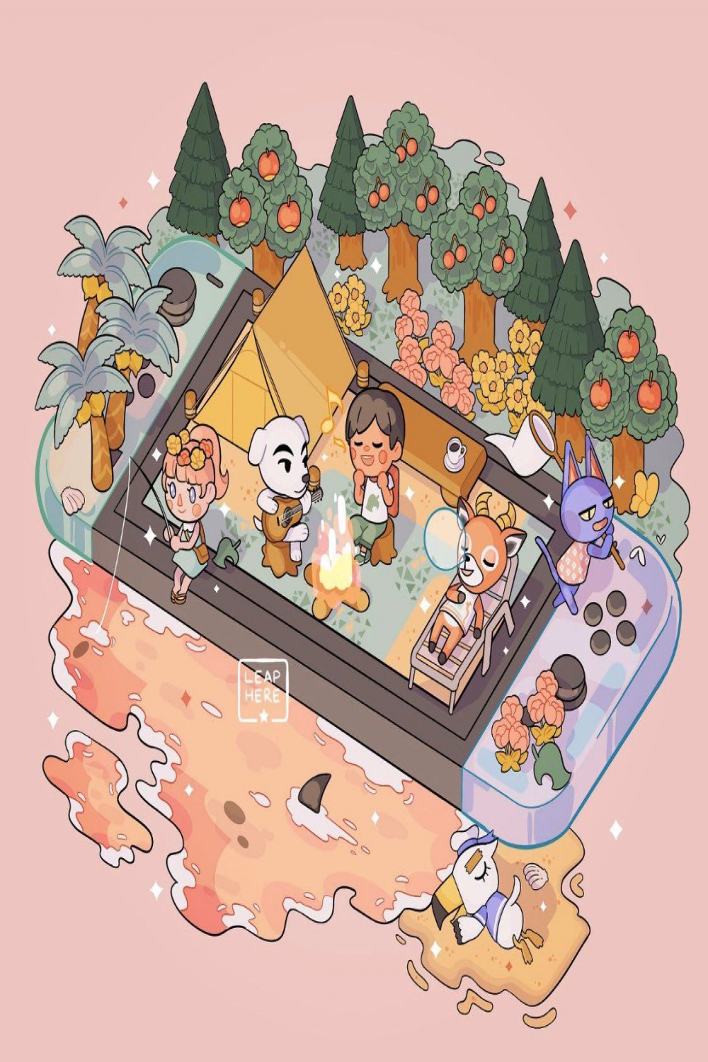 ✧ Leaphere on X  Animal crossing fan art, Animal crossing game