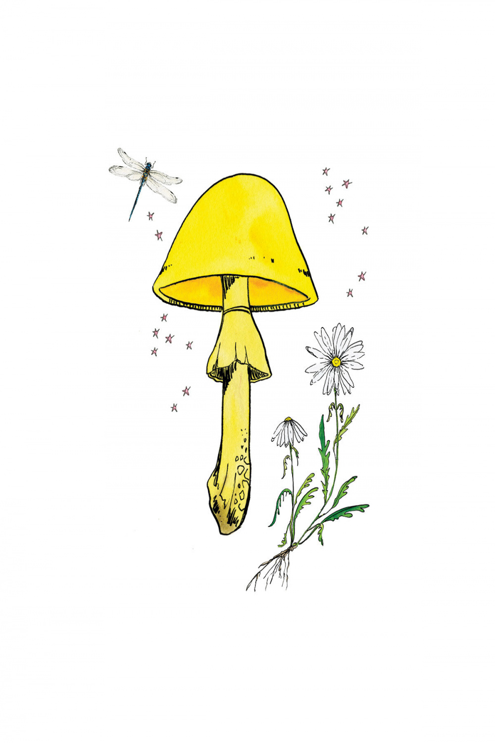 Lia Burke Libaire YELLOW MUSHROOM – ArtStar