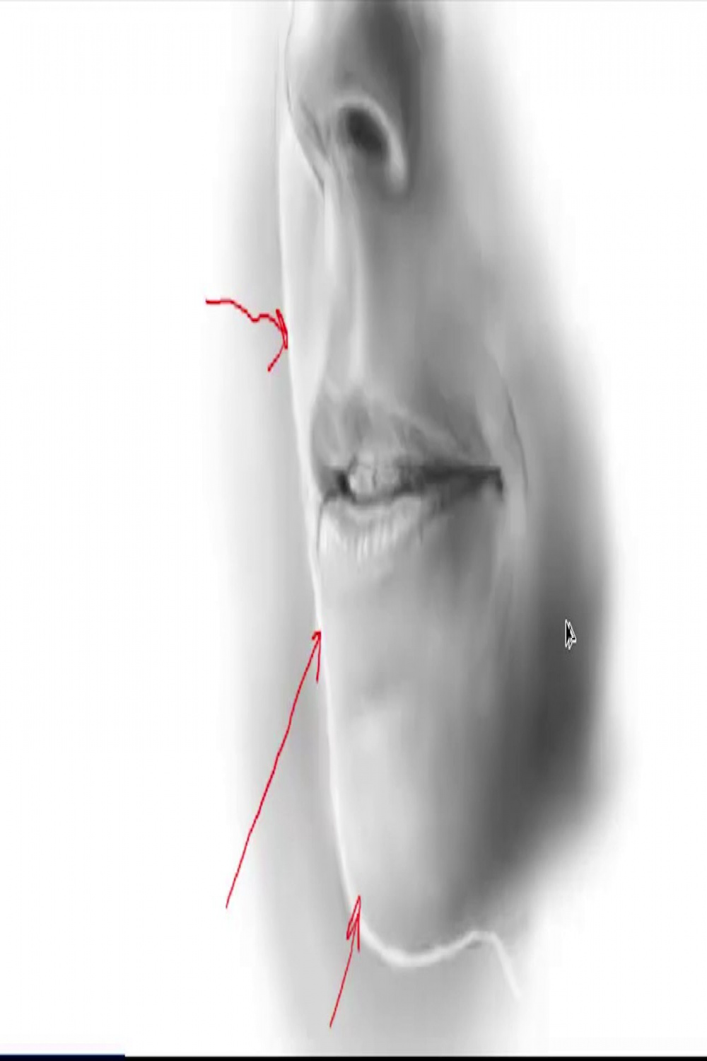 Michael Lewis How to draw the mouth / view.