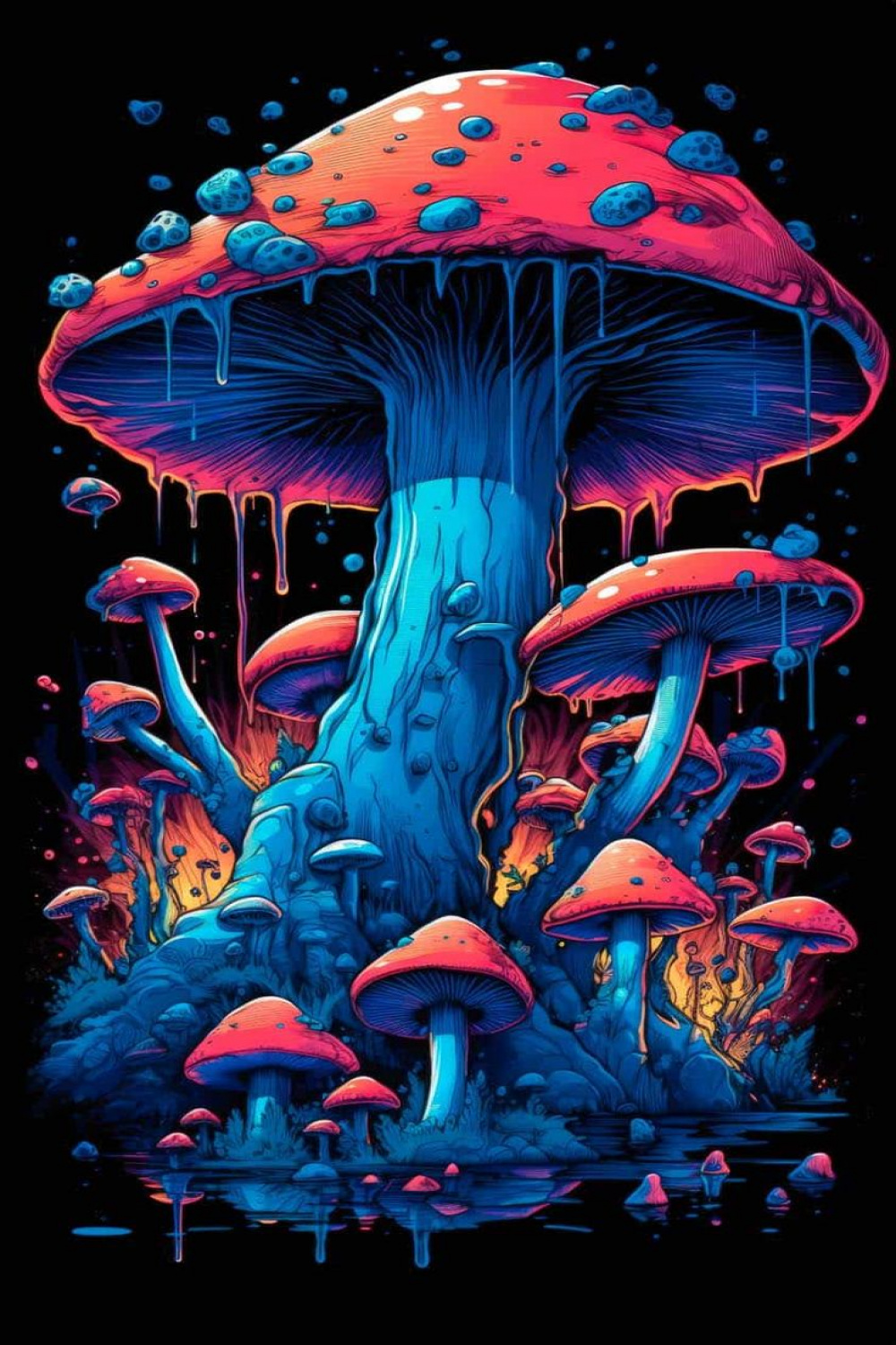 Mushroom Art iPhone Wallpaper K - iPhone Wallpapers : iPhone