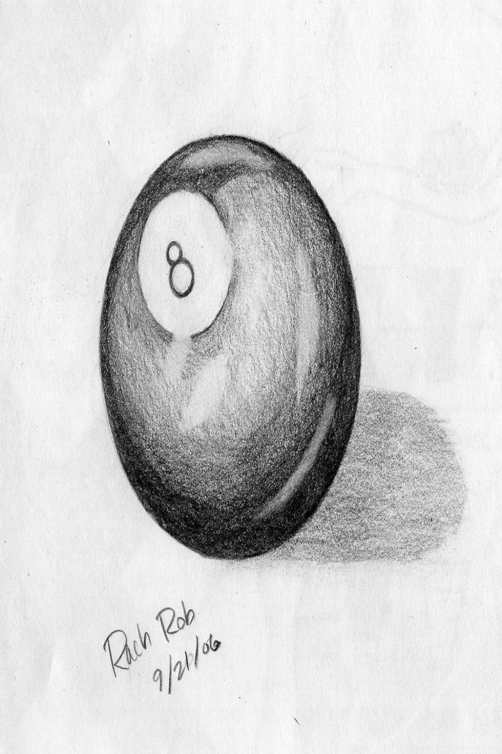 Pencil Drawing of  ball  Rachel  Flickr