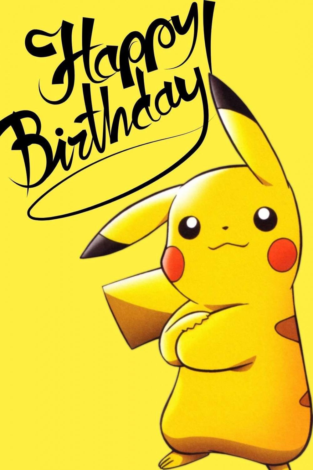 Pikachu Printable Birthday Cards — PRINTBIRTHDAY