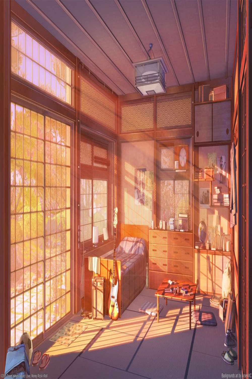 Room sunset version by arsenixc  Anime background, Scenery