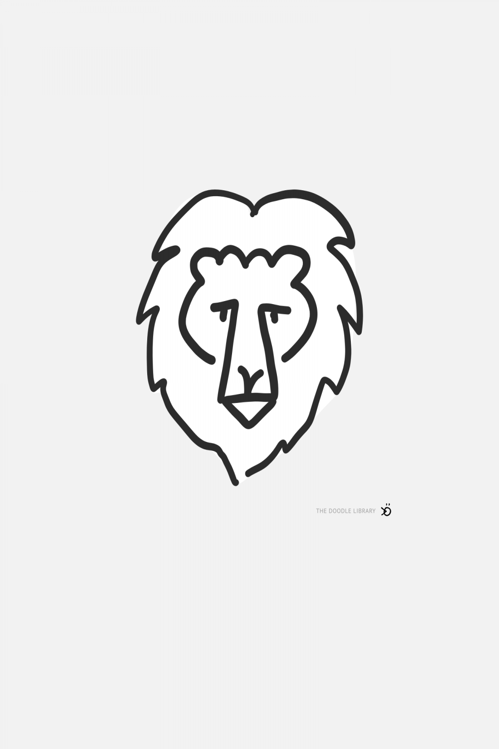 Simple animal drawings  Lion drawing simple, Small lion tattoo