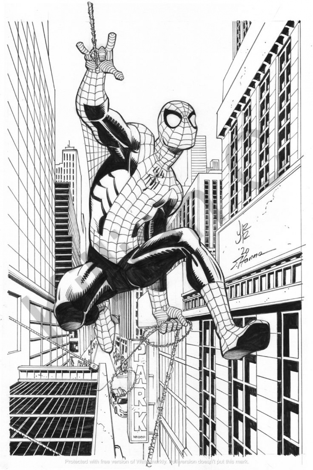 Spider-Man in New York by John Romita Jr