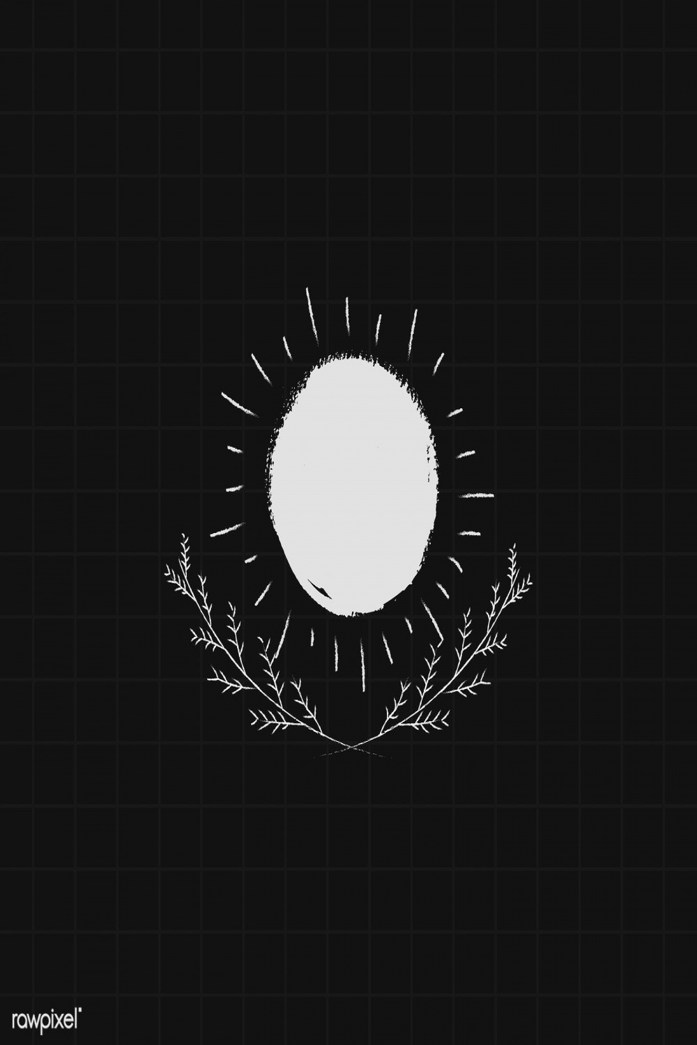 Sun on a black background vector  premium image by rawpixel