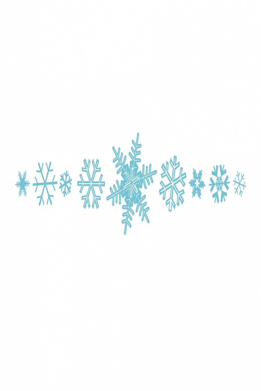 SVG CLIPART Winter Snowflake Border Thin Cutting Machine Art