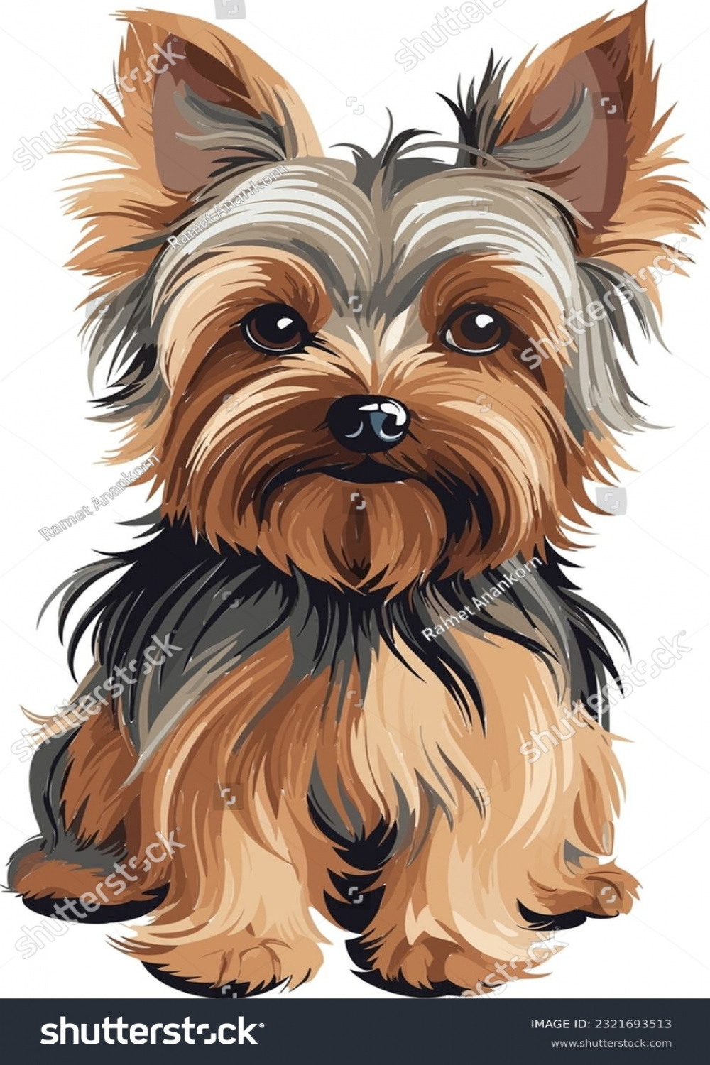 + Thousand Cartoon Yorkshire Terrier Royalty-Free Images, Stock