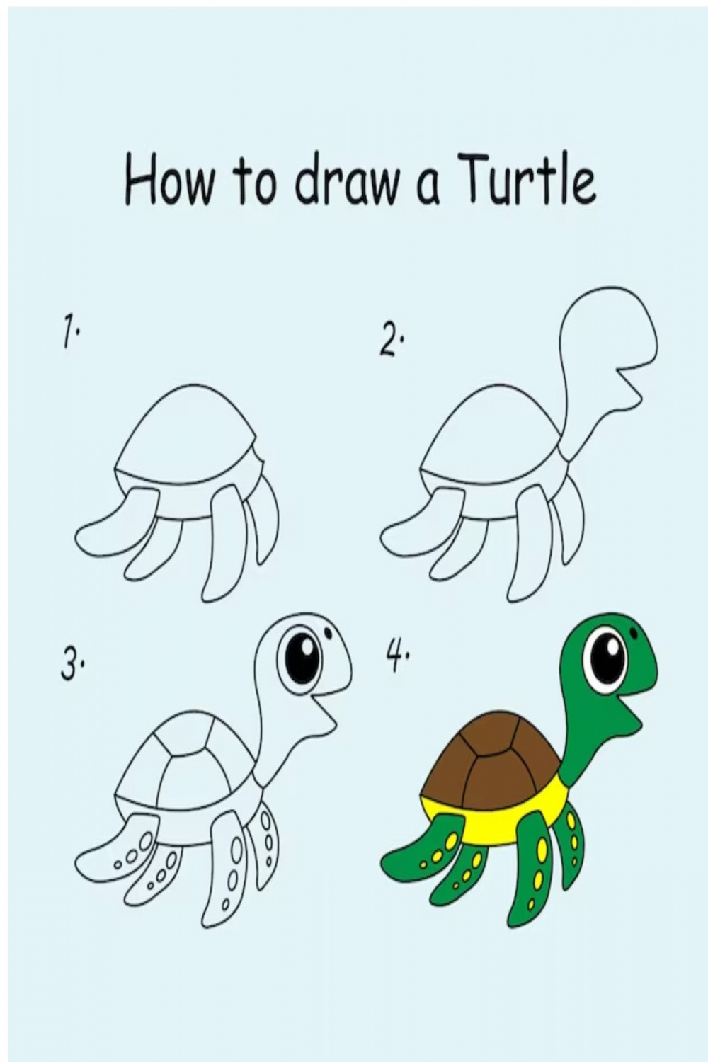 Turtle Drawing Tips: Techniques for Beginners  The Artchi