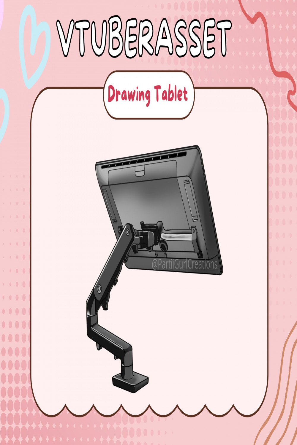 Vtuber / PNG Tuner Streaming Asset drawing Tablet - Etsy