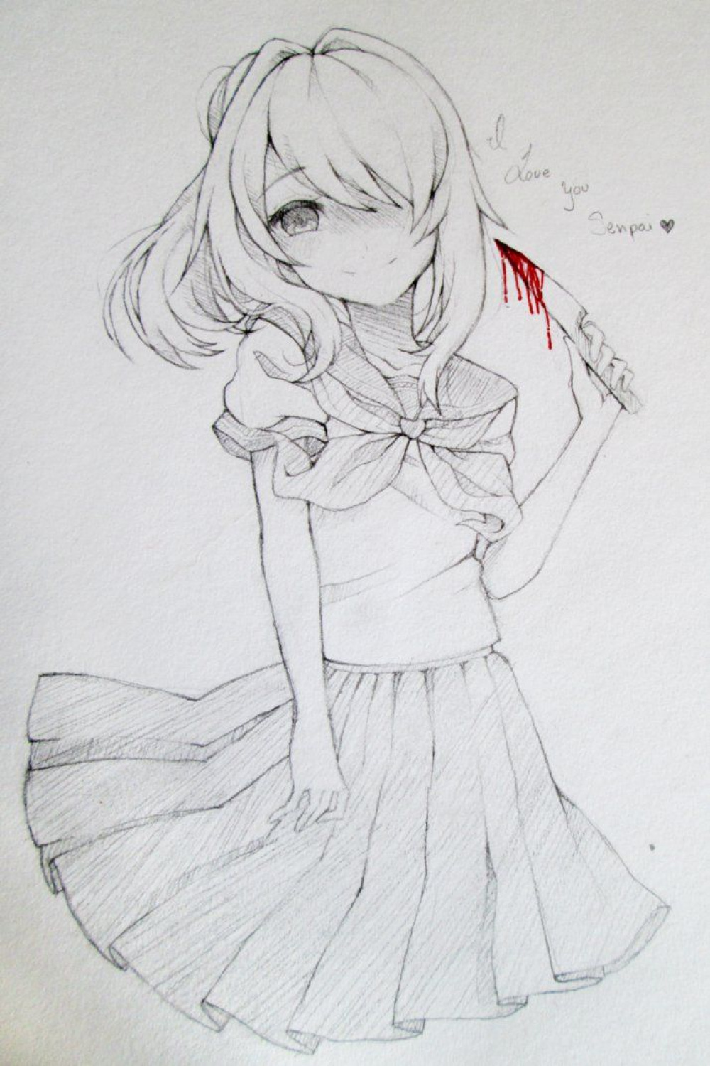 Yandere Chan by Kuma-Sweeti on DeviantArt  Yandere simulator