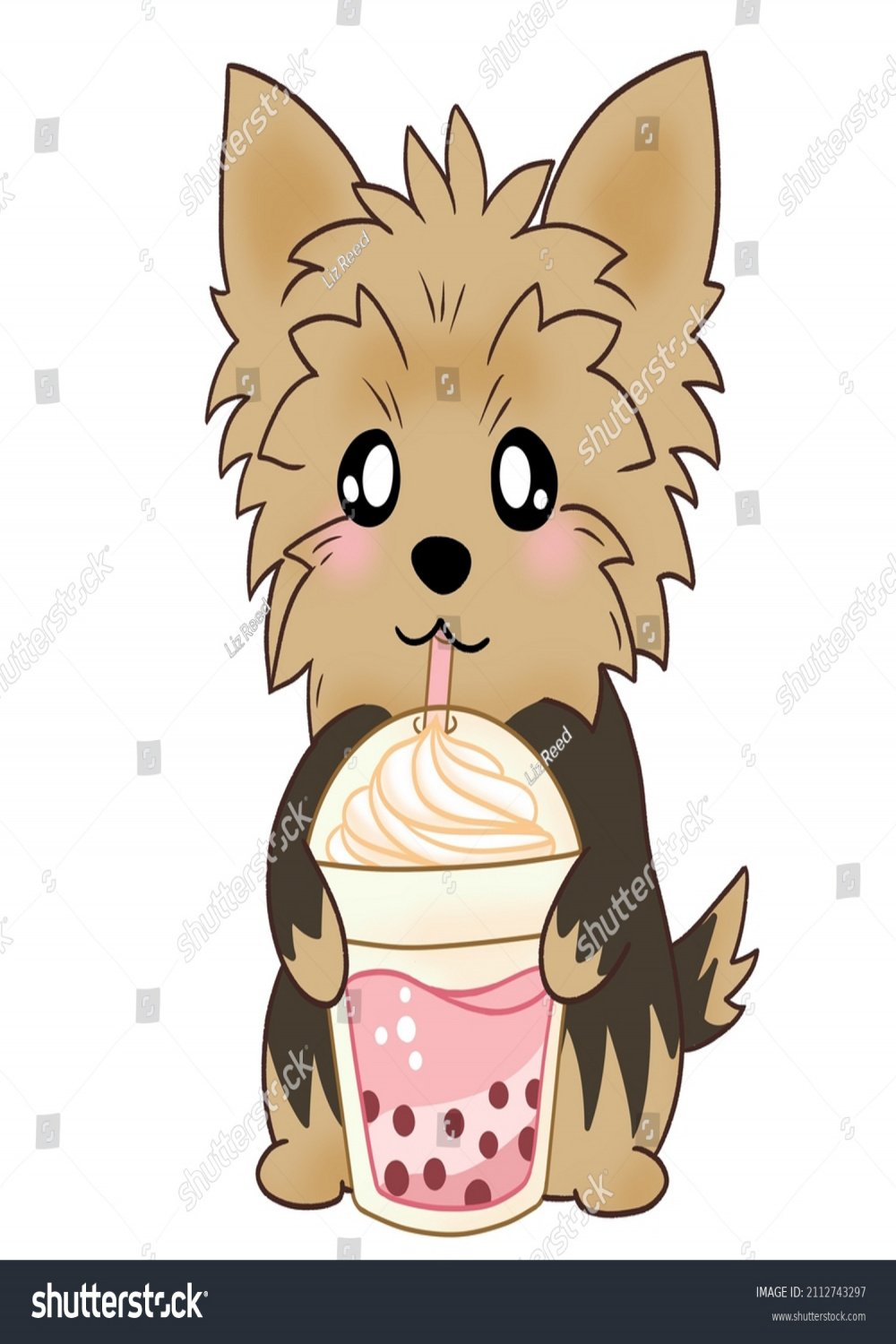 Yorkie Cartoon Images, Stock Photos, D objects, & Vectors