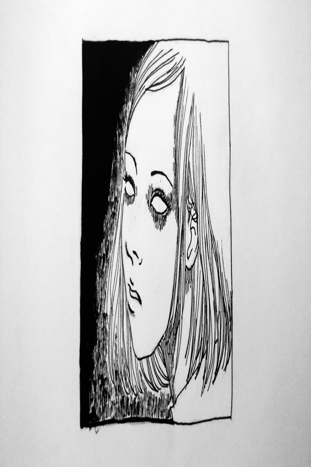 Attempt at Making a Junji Ito-esque Drawing by signorinacessi on