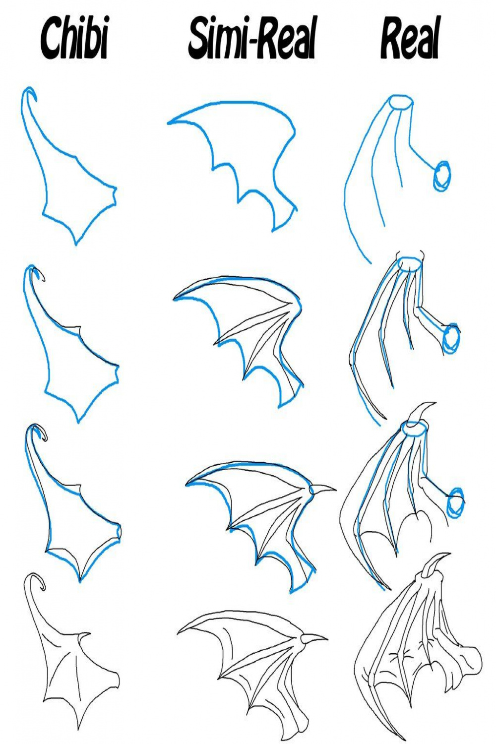 Bat Wing Tutorial by VDragon on deviantART  Wings drawing