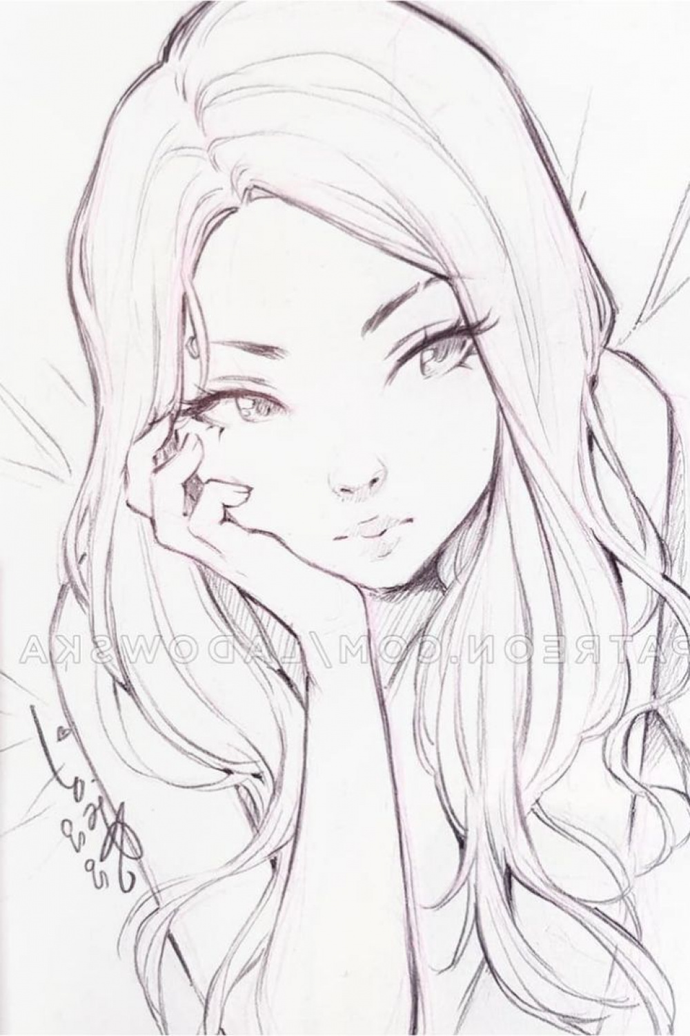 Captivating Anime Sketch Art Ideas by @Ladowska